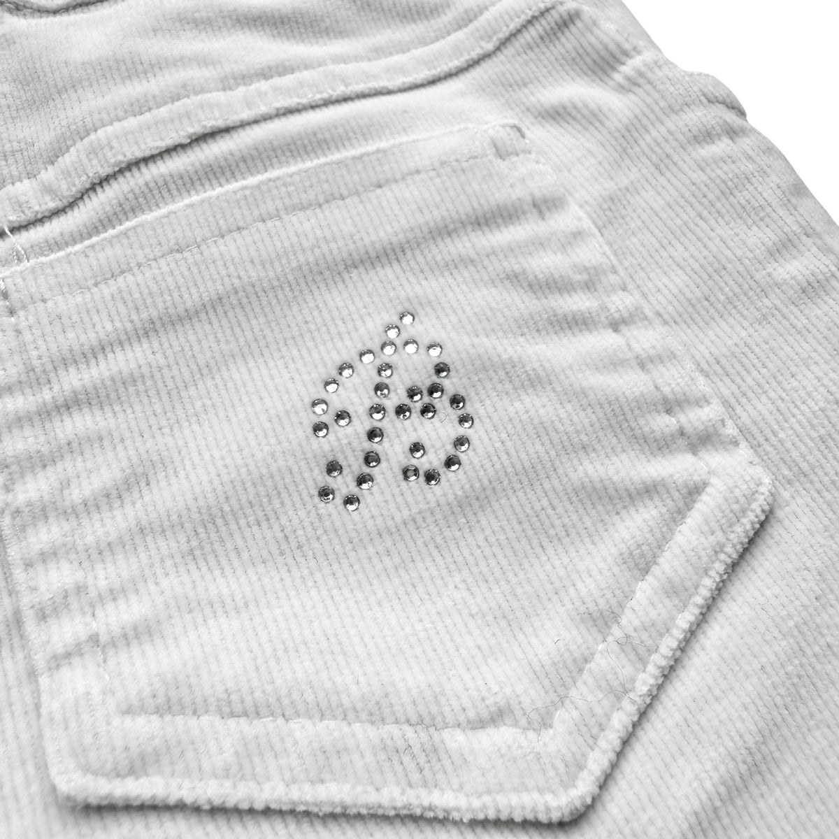 Pantaloni bianchi microvelluto Blumarine - 3/4 anni