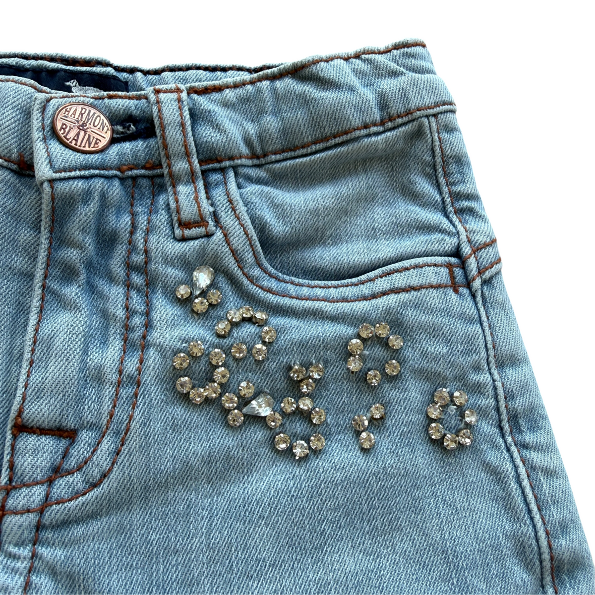 Jeans zampa con strass Harmont&Blaine - 4 anni
