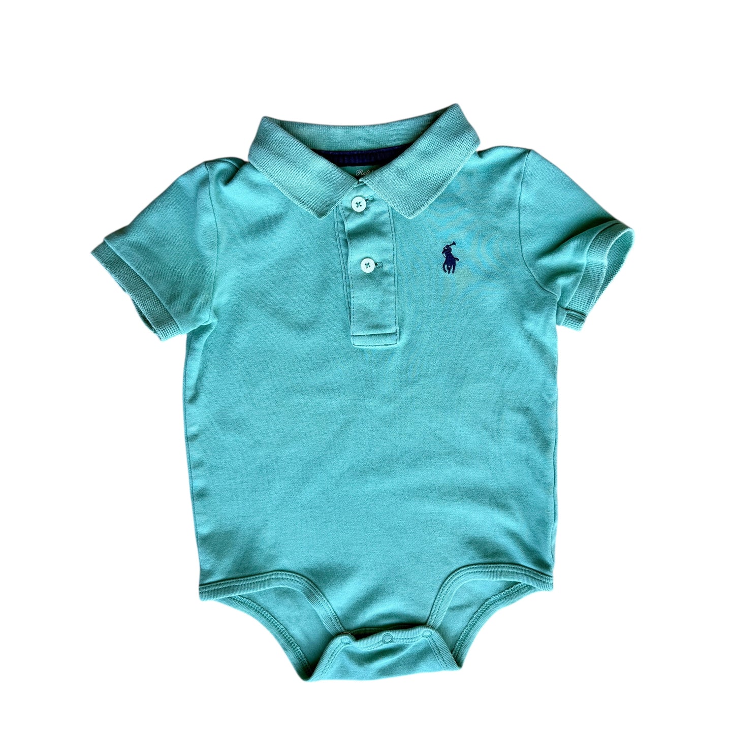 Body polo verde menta Ralph Lauren - 18 mesi
