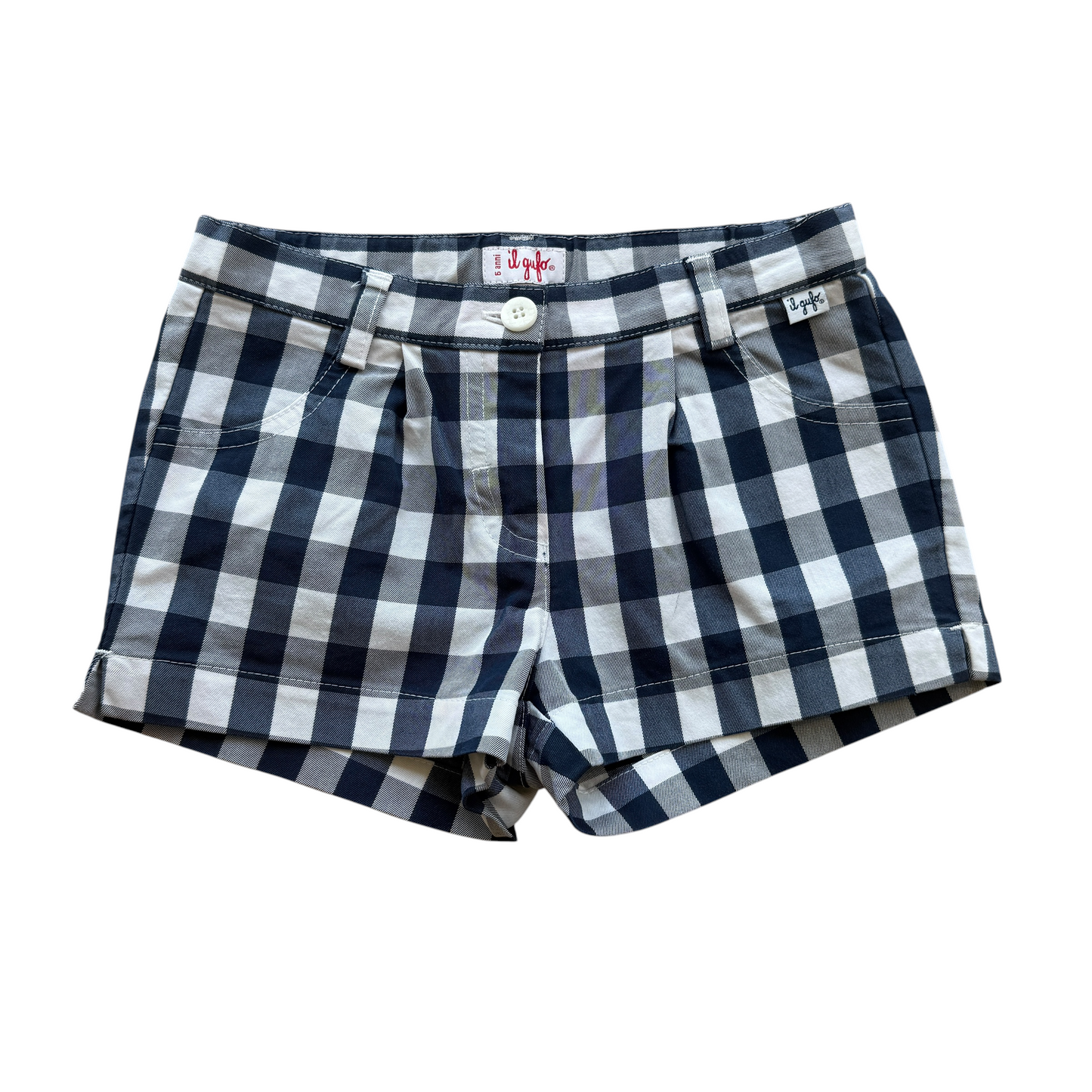 Pantaloncini vichy Il Gufo - 5/6 anni ￼