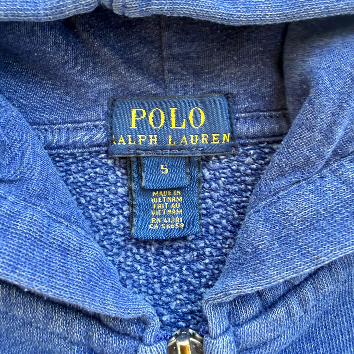 Felpa garzata effetto jeans Polo Ralph Lauren - 5 anni
