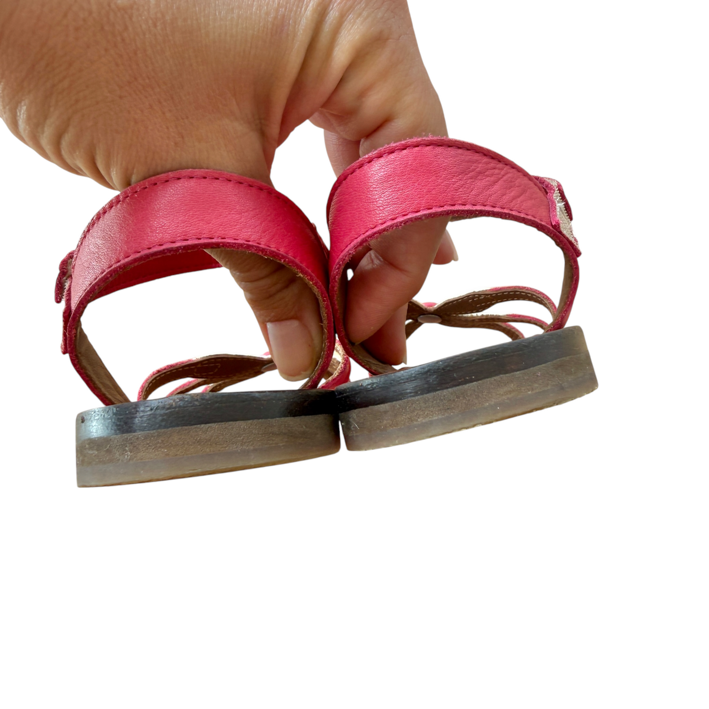 Sandali Margherita Pelle Fucsia PèPè - Numero 29