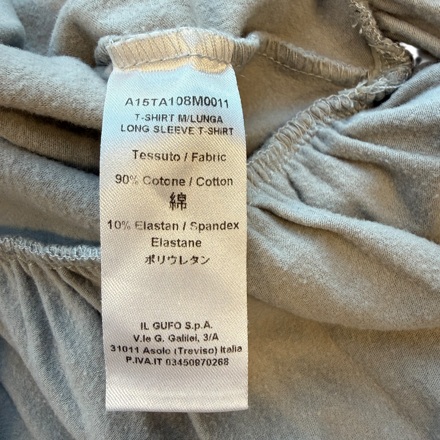 Maglia manica lunga grigia Il Gufo - 3 anni