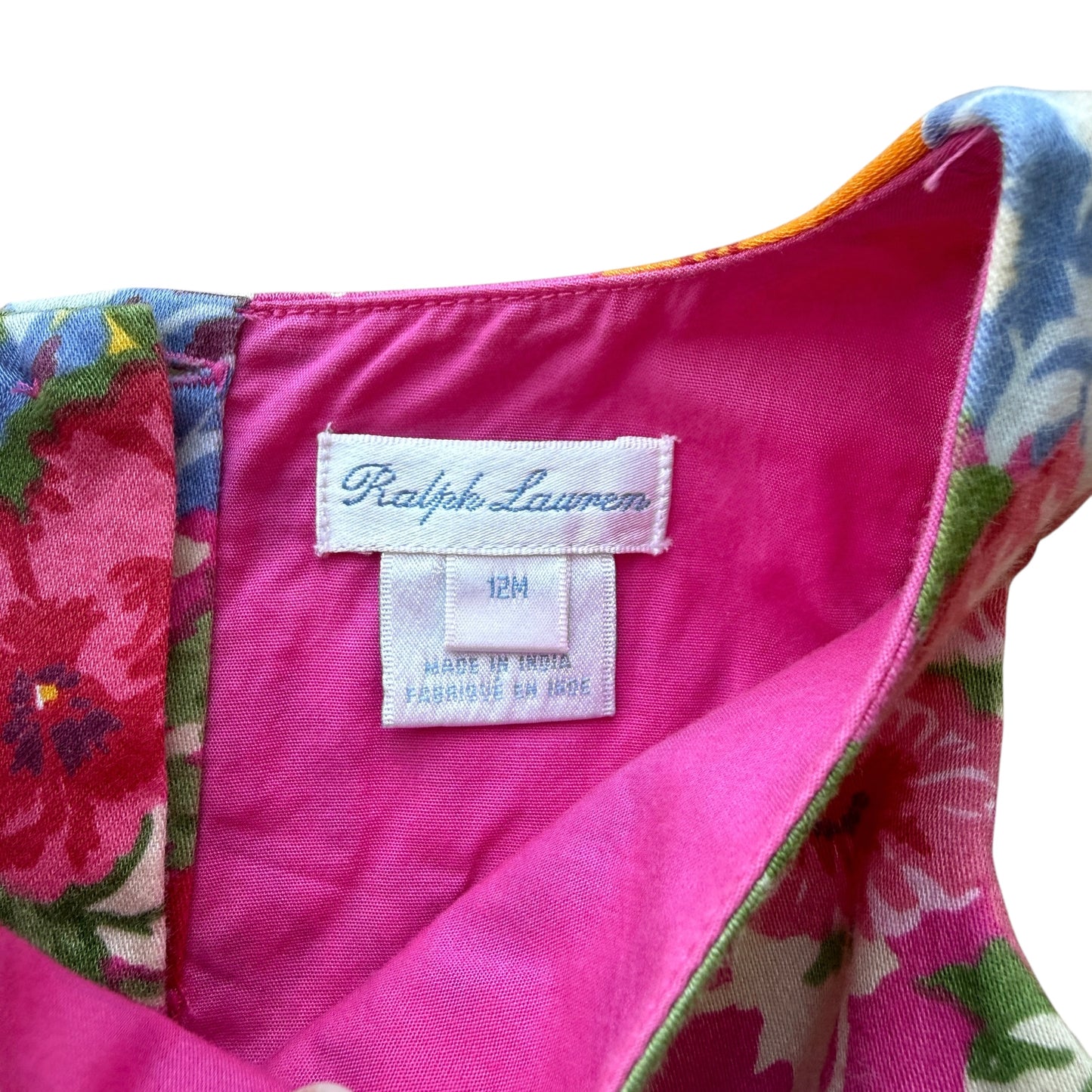 Abito Fiori con Coulotte Ralph Lauren - 12 mesi