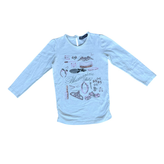 Maglia manica lunga con strass Blumarine - 4 anni