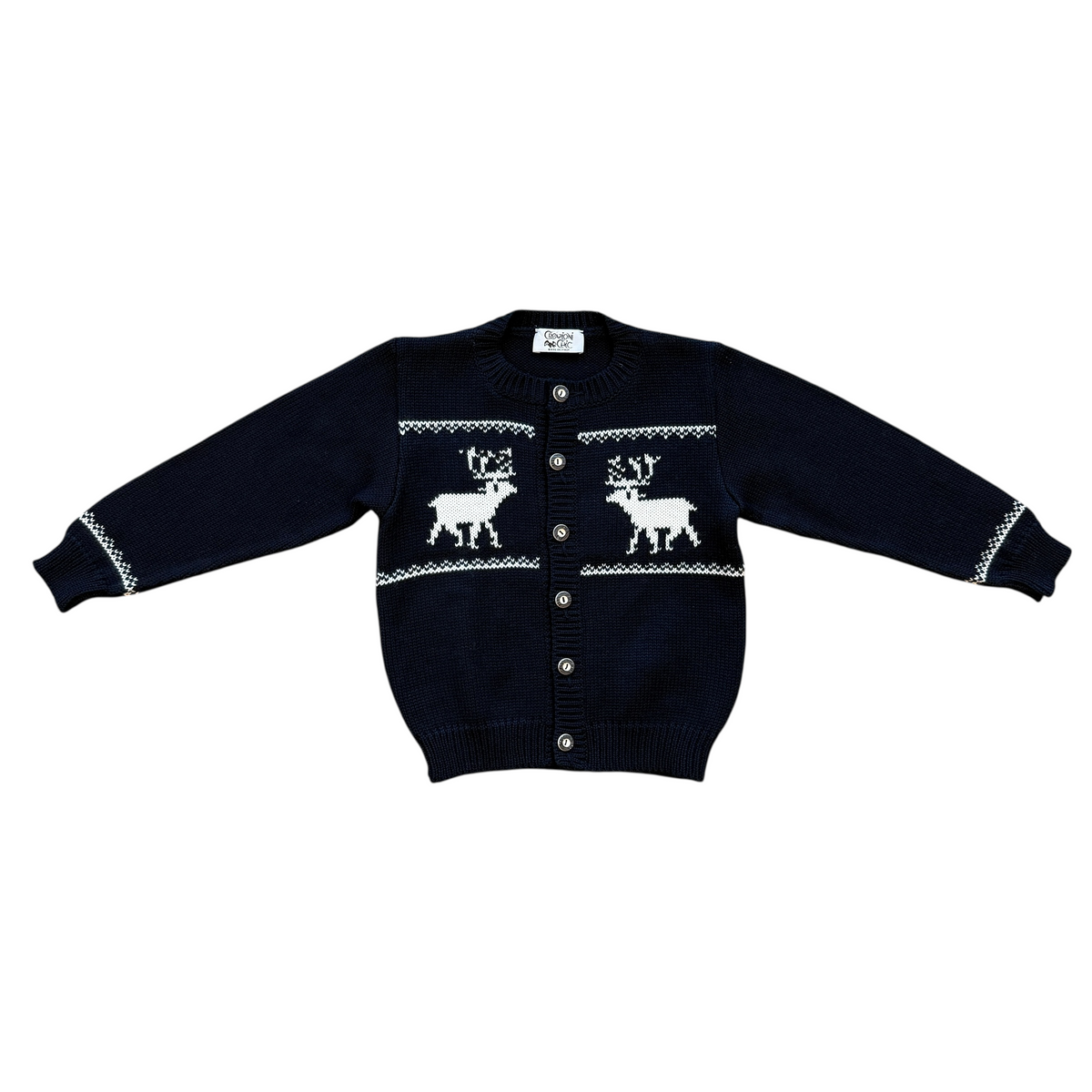 Cardigan misto lana merinos Creazioni Chic - 5/6 anni
