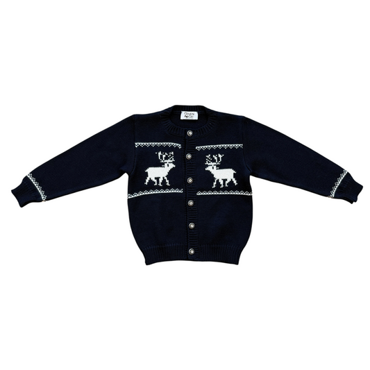 Cardigan misto lana merinos Creazioni Chic - 5/6 anni