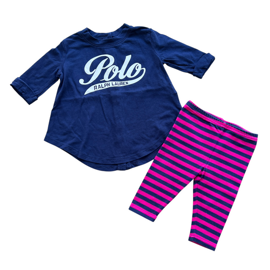 Completo maglia e leggings Ralph Lauren - 6 mesi