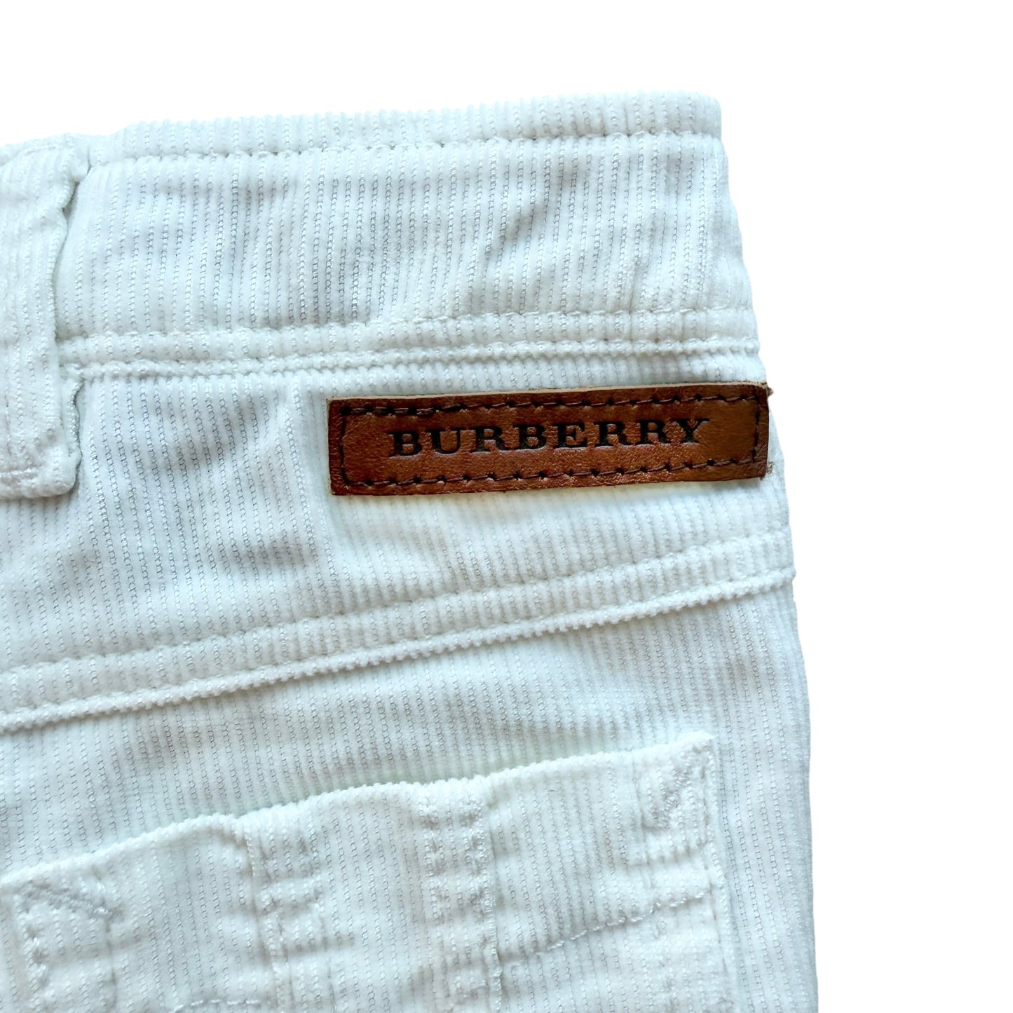 Pantaloni velluto slim Burberry - 6 mesi