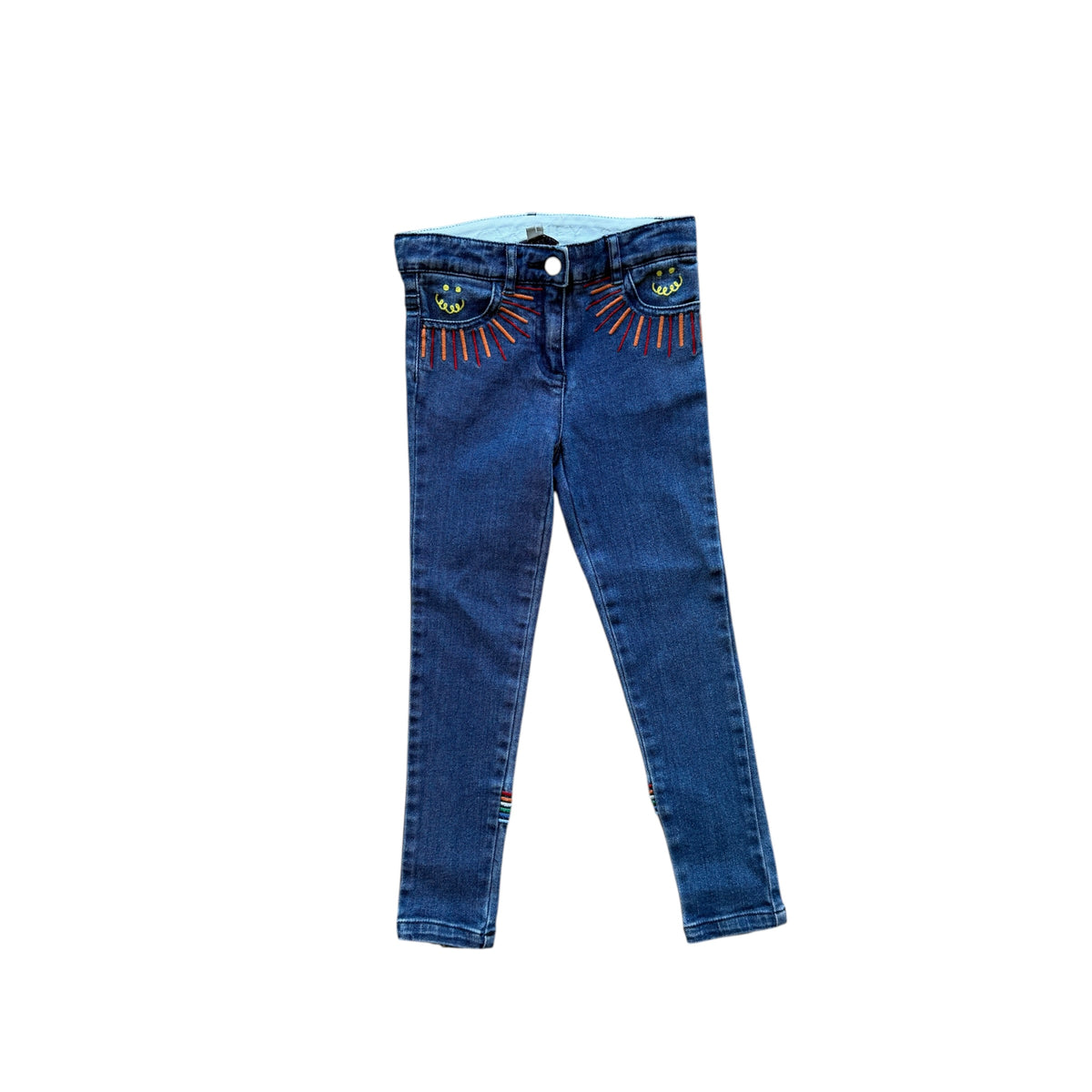 Jeans skinny ricamati Stella McCartney NUOVI - 6 anni