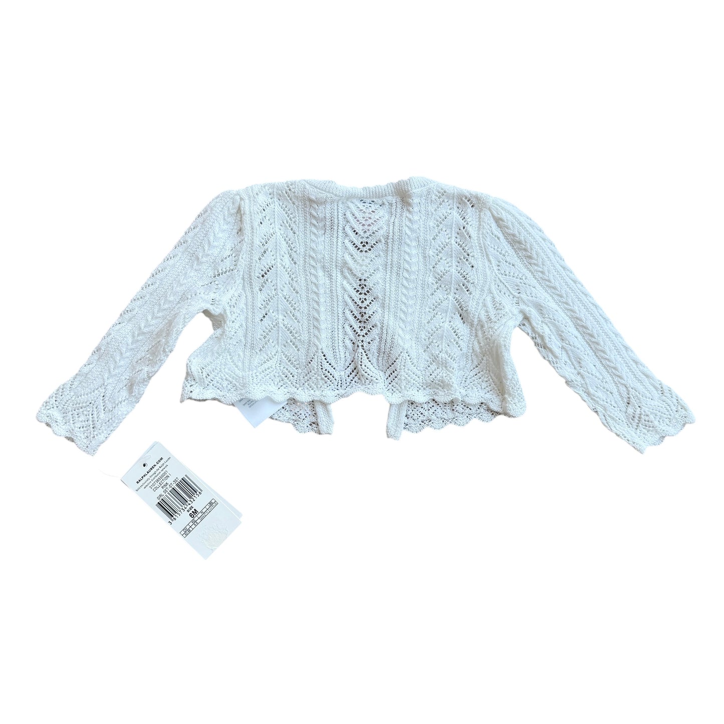 Coprispalle cotone traforato Polo Ralph Lauren NUOVO - 6 mesi