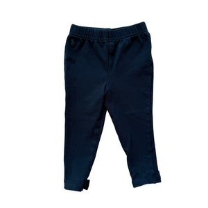 Leggings neri con fiocchetti Ralph Lauren - 18 mesi