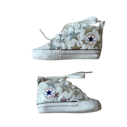 Scarpe con stelle Converse culla - numero 18