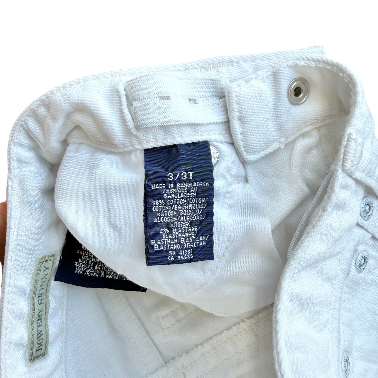 Jeans bianchi mod. Bowery skinny Ralph Lauren - 3 anni