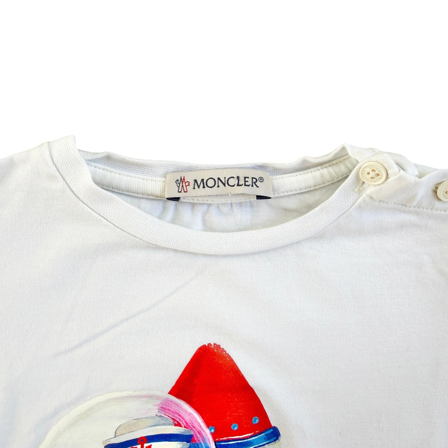 T-shirt stampa Razzo e Oca Moncler - 3 anni