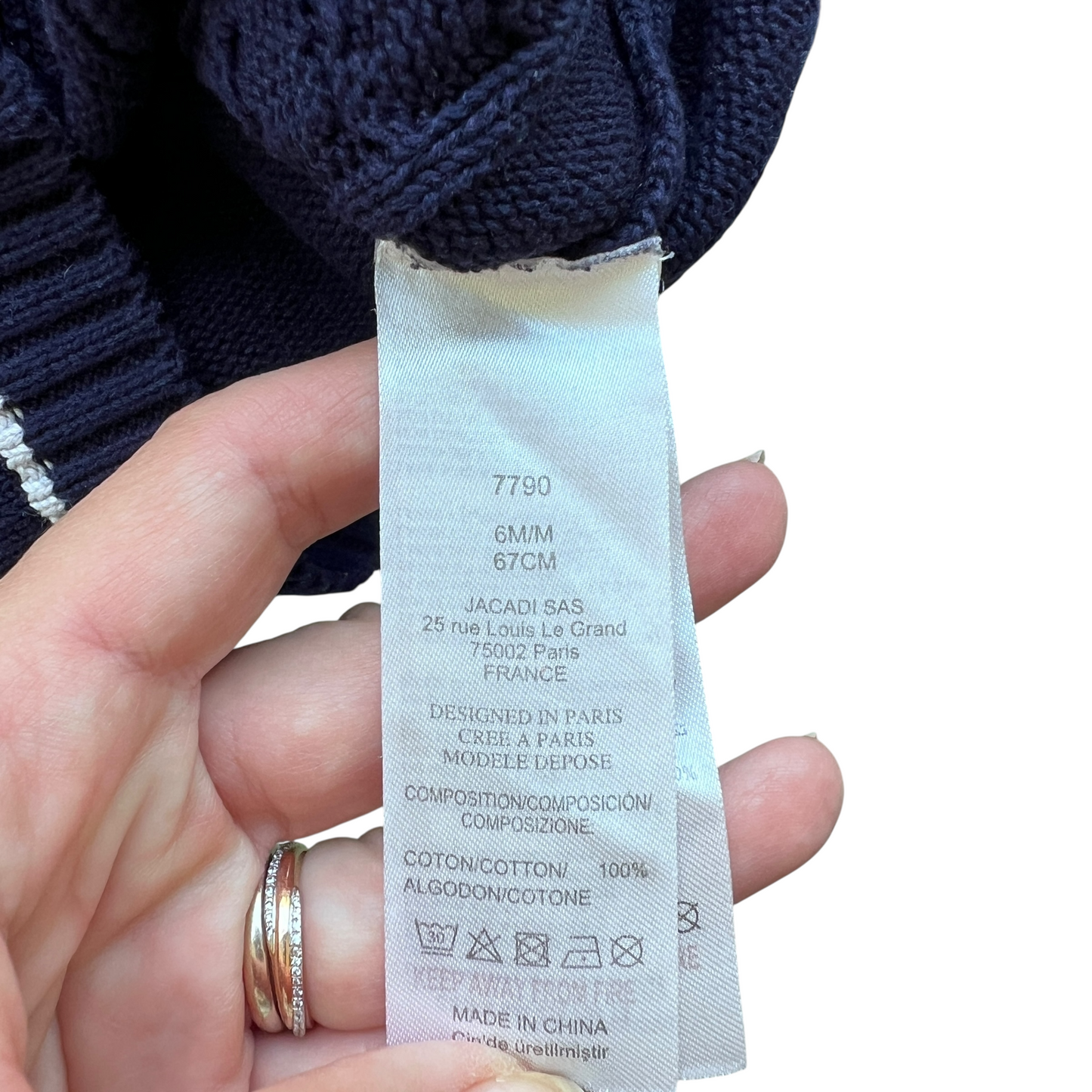Cardigan colletto risvolto Jacadi - 6 mesi