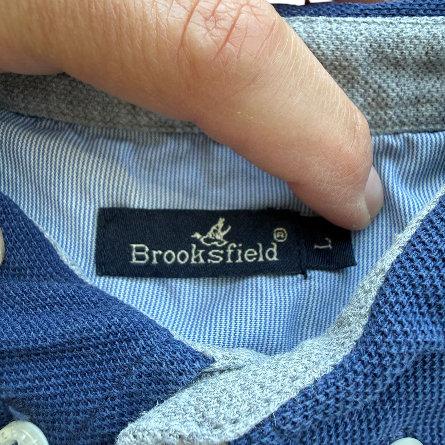 Polo manica lunga Brooksfield - 7/8 anni