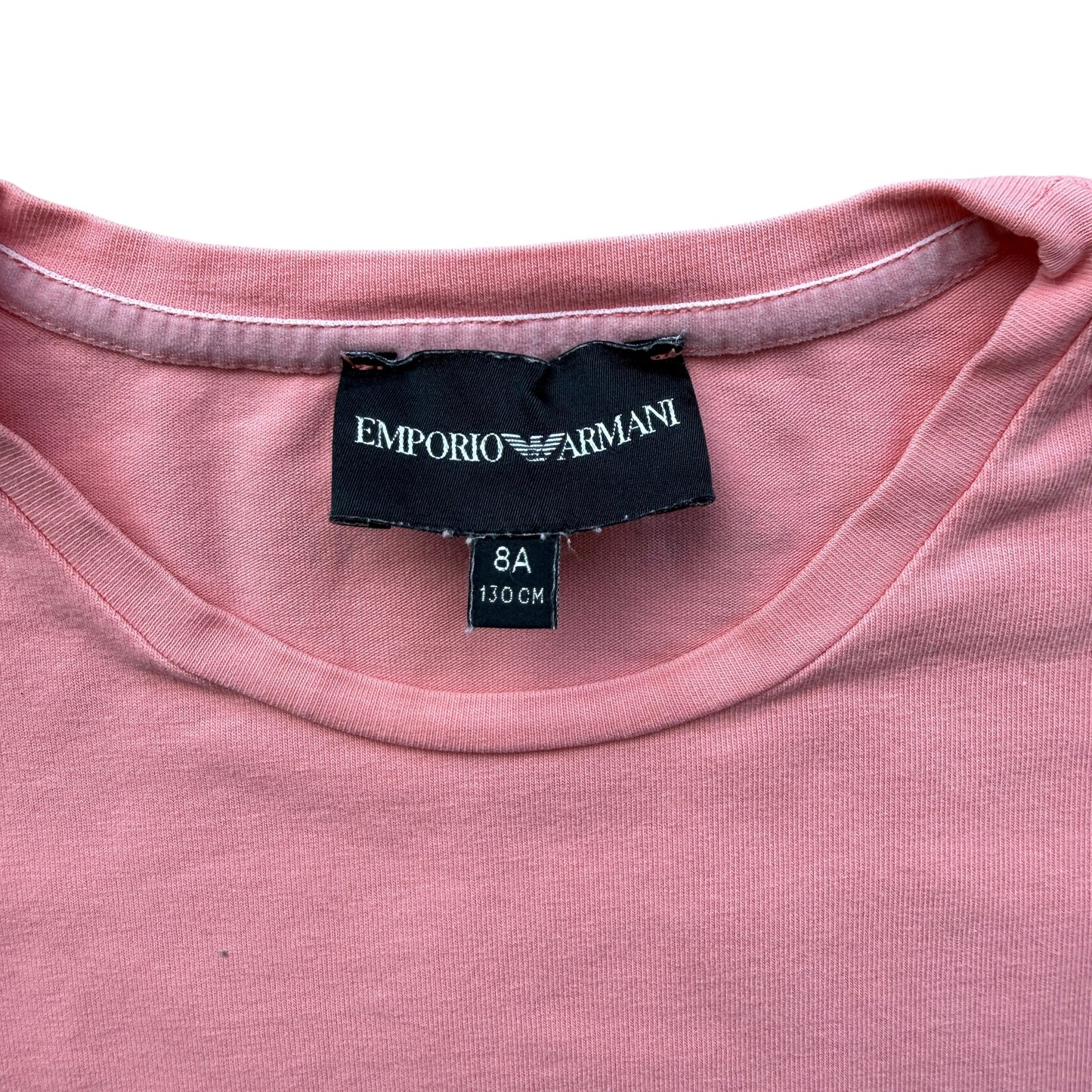 T-shirt salmone Emporio Armani - 7/8 anni