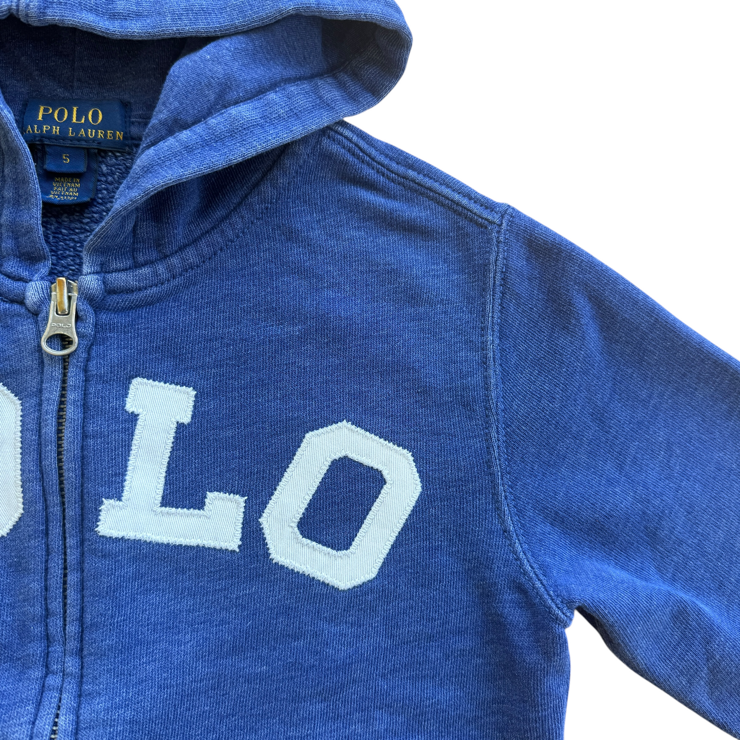 Felpa garzata effetto jeans Polo Ralph Lauren - 5 anni