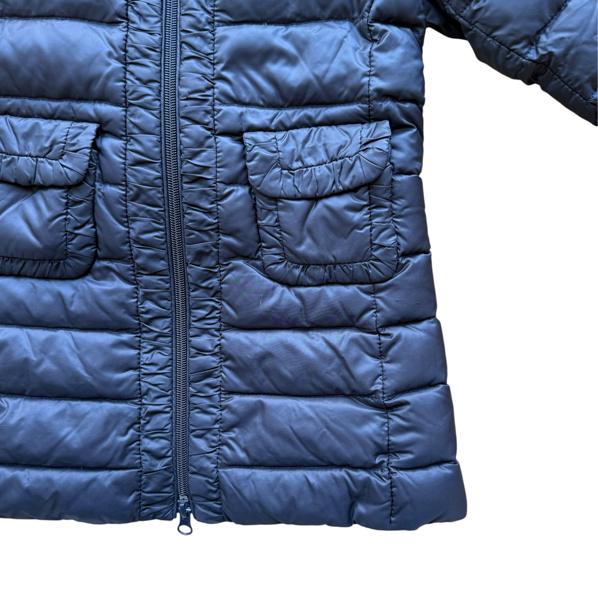 Moncler down jacket with logo on the back - 12/18 months