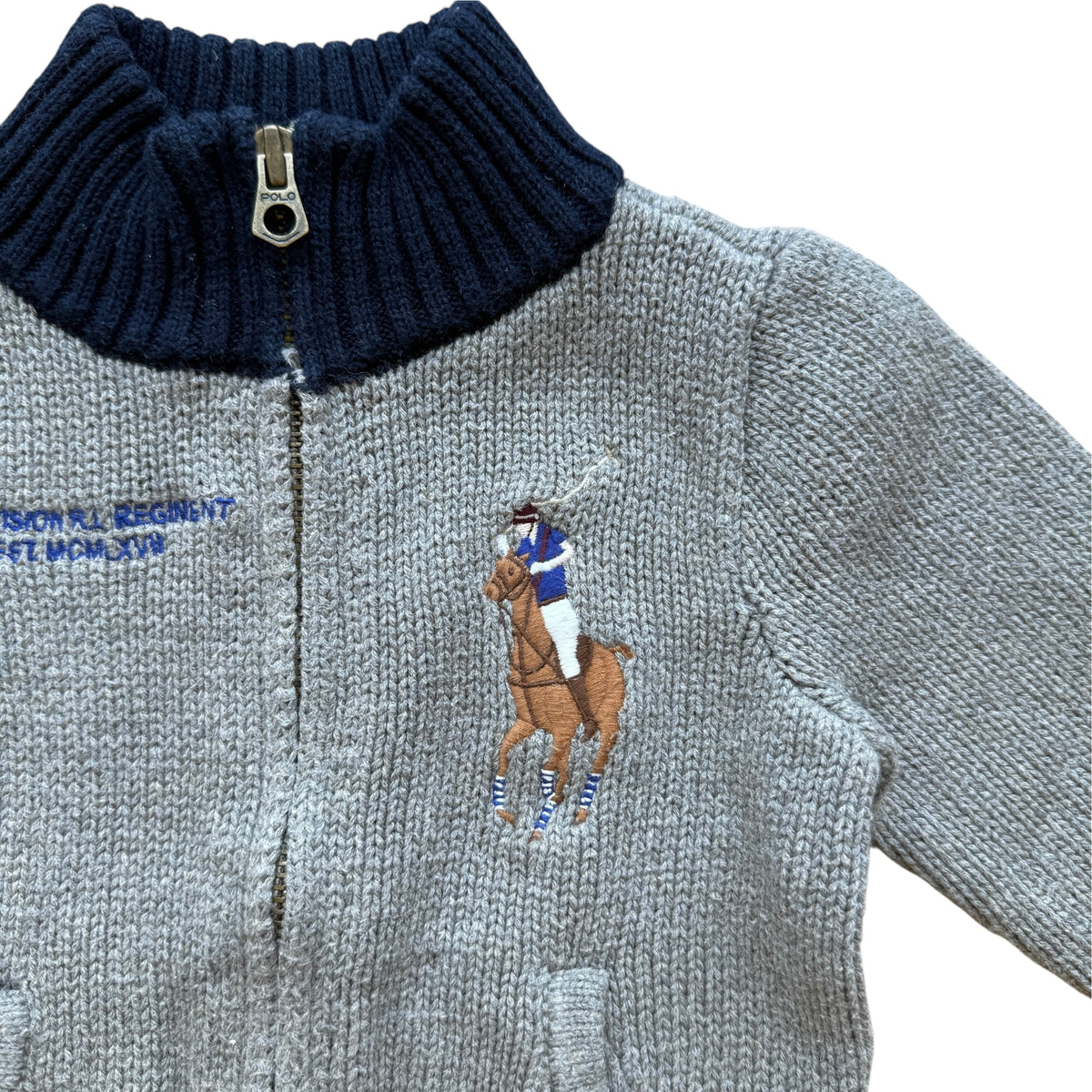 Cardigan cotone full zip Ralph Lauren - 9 mesi