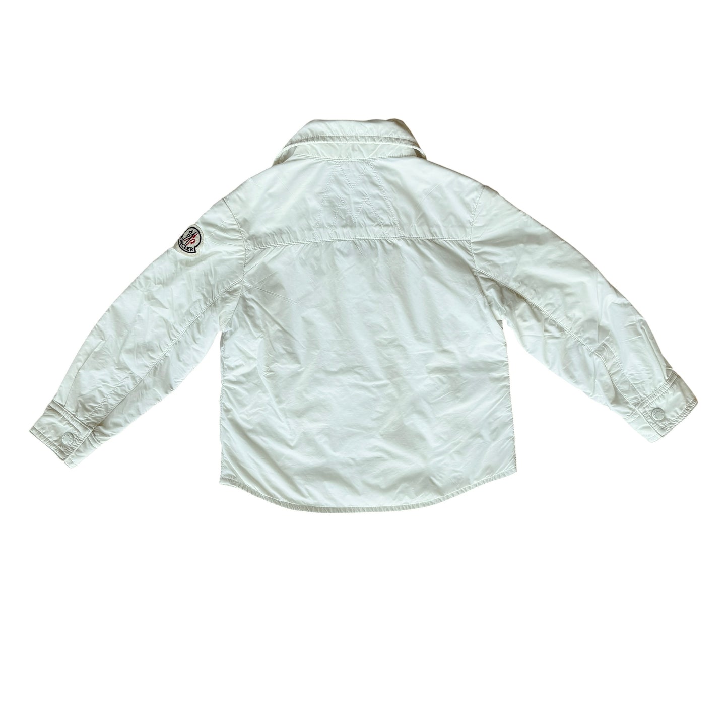 Giacca bianca modello camicia Moncler - 2 anni