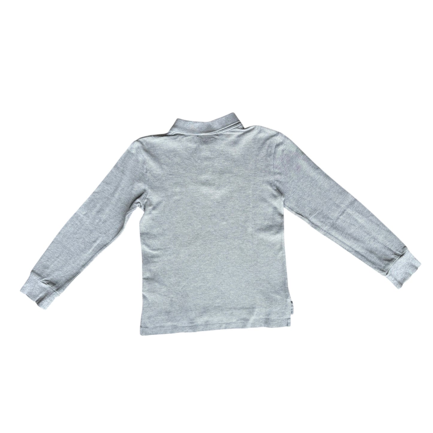 Polo grigio melange manica lunga Polo Ralph Lauren - 10/12 anni