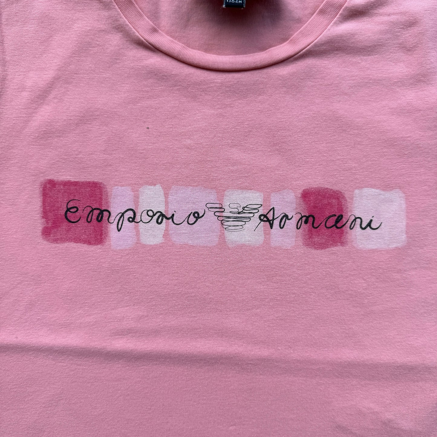 T-shirt salmone Emporio Armani - 7/8 anni