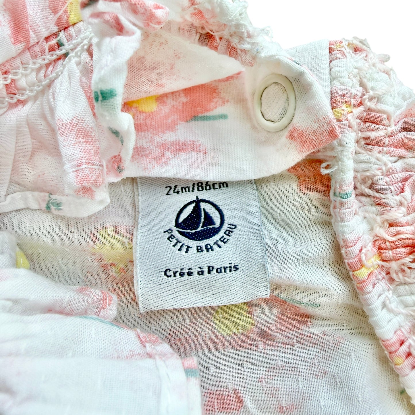 Abito leggero a fiori Petit Bateau - 24 mesi