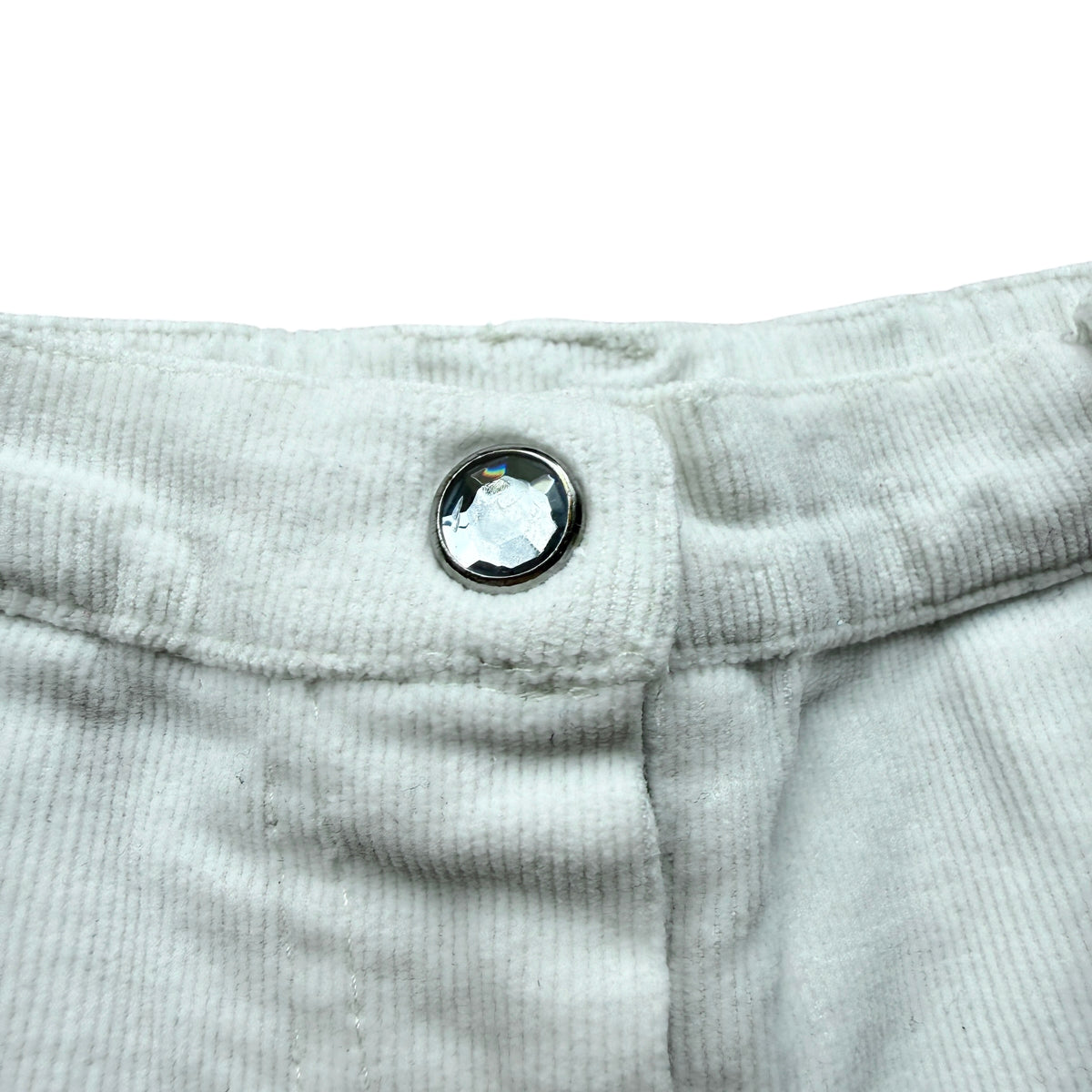 Pantaloni bianchi microvelluto Blumarine - 3/4 anni