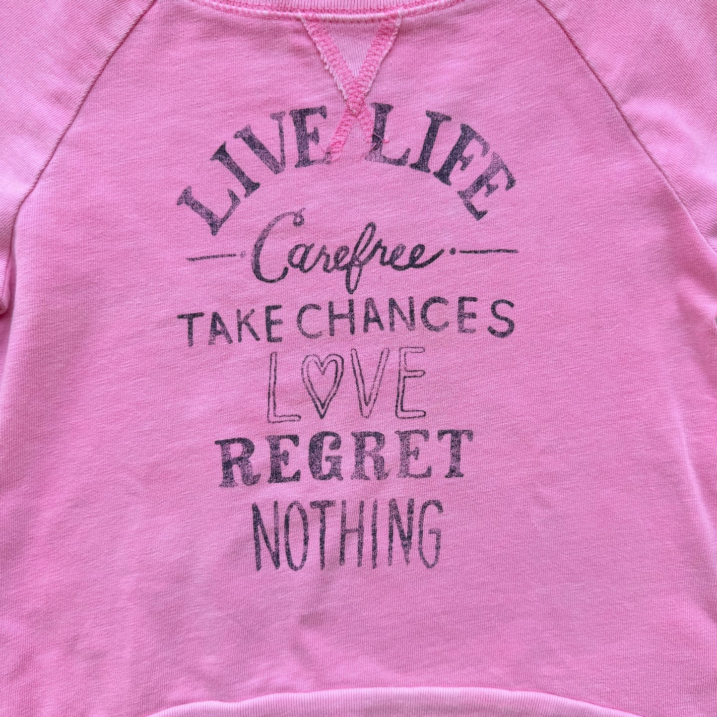 Felpa leggera rosa washed Ralph Lauren - 6 anni