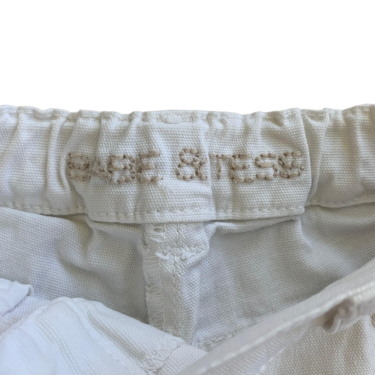 Pantaloncini cotone bianchi Babe & Tess - 5 anni