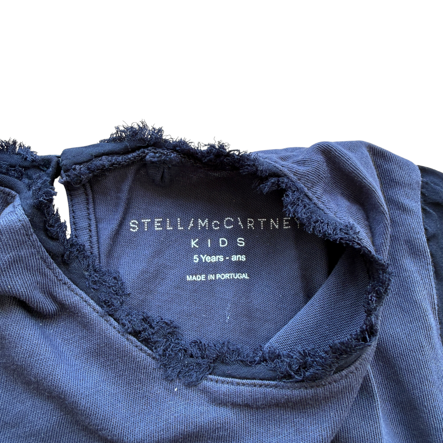 T-shirt blu cotone e viscosa Stella McCartney - 5 anni