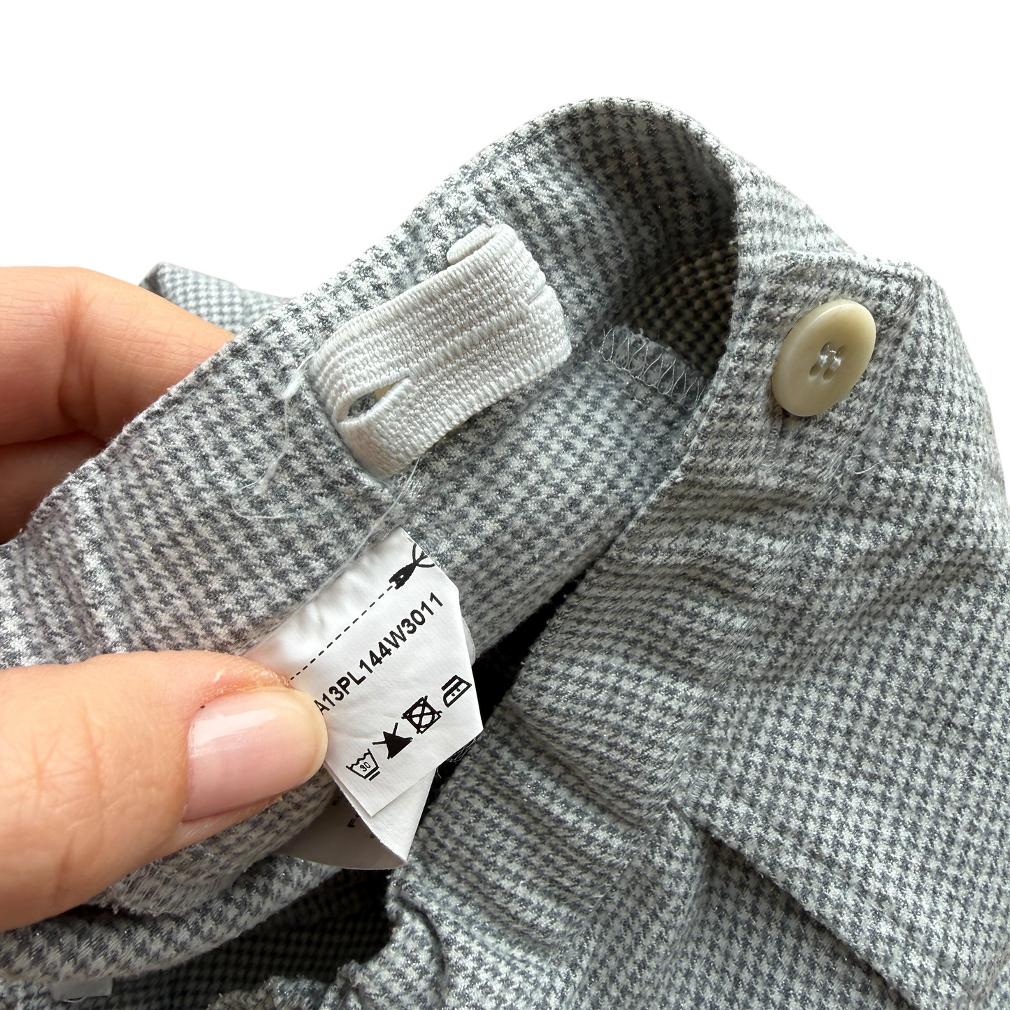 Pantaloni pied de poule grigio Il Gufo - 3 anni