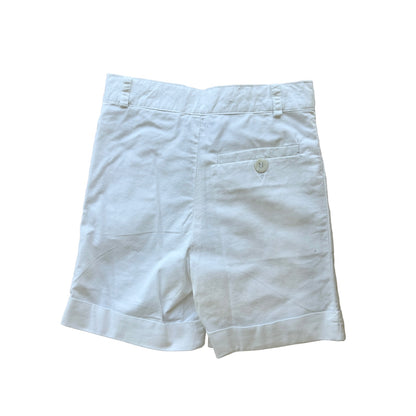 Pantaloncini bianchi con risvolto Paio Crippa - 9/12 mesi