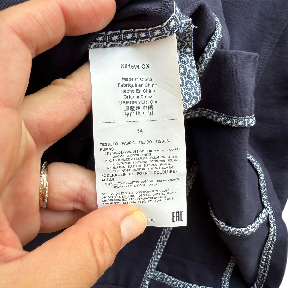 Giacca blazer in felpa leggera Armani Junior - 5 anni