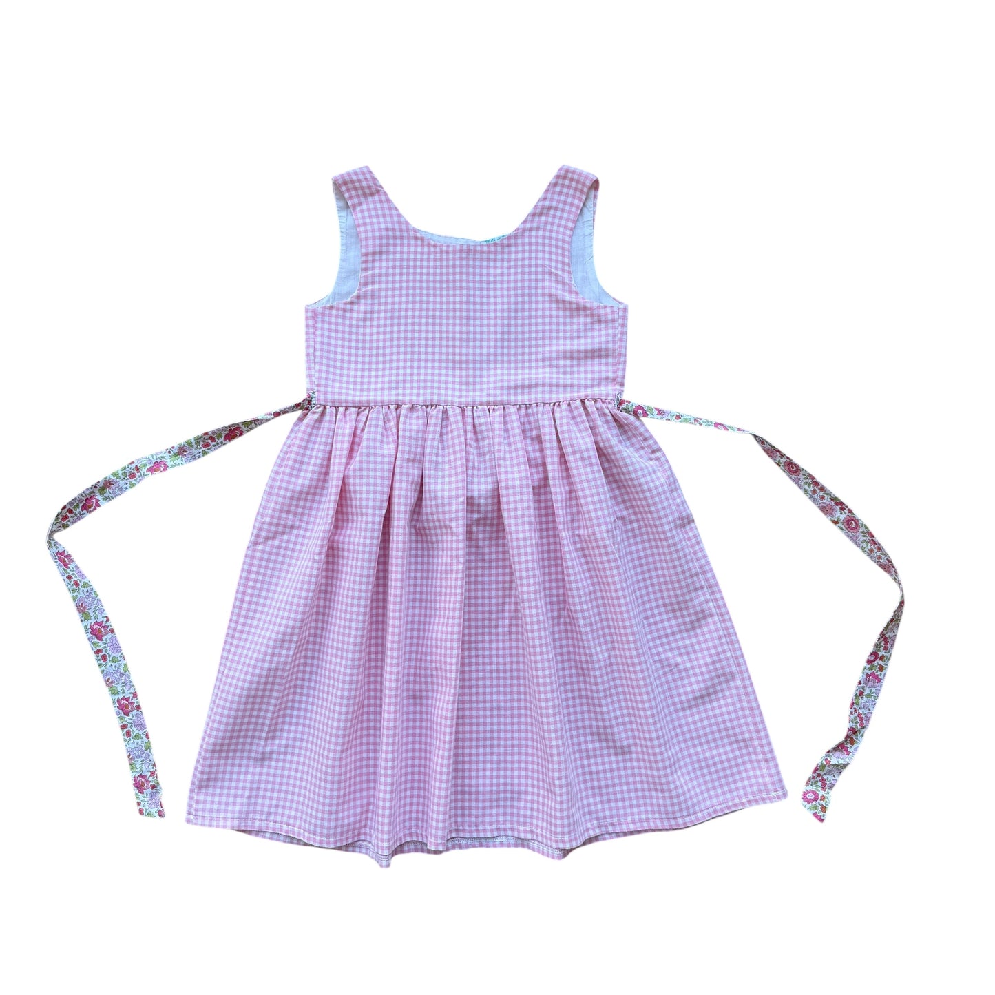 Abito vichy rosa Milò et Margot - 6 anni