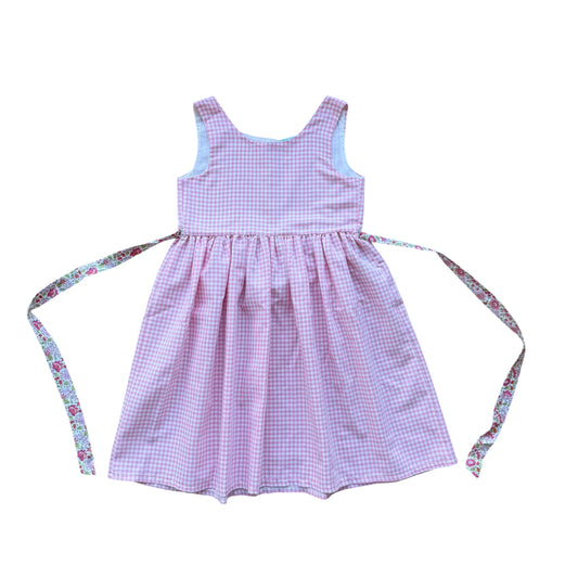 Abito vichy rosa Milò et Margot - 6 anni