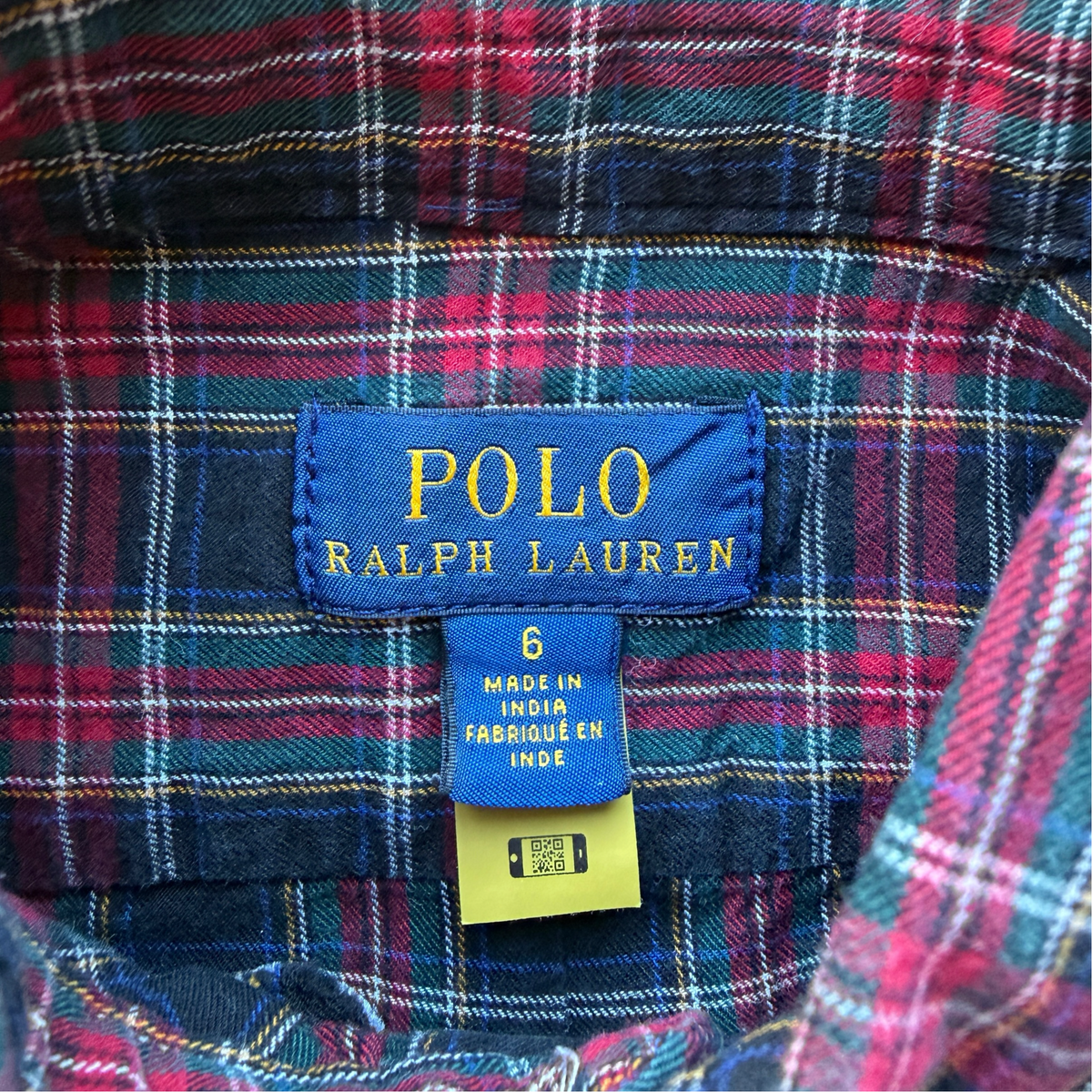 Camicia scozzese Polo Ralph Lauren - 6 anni