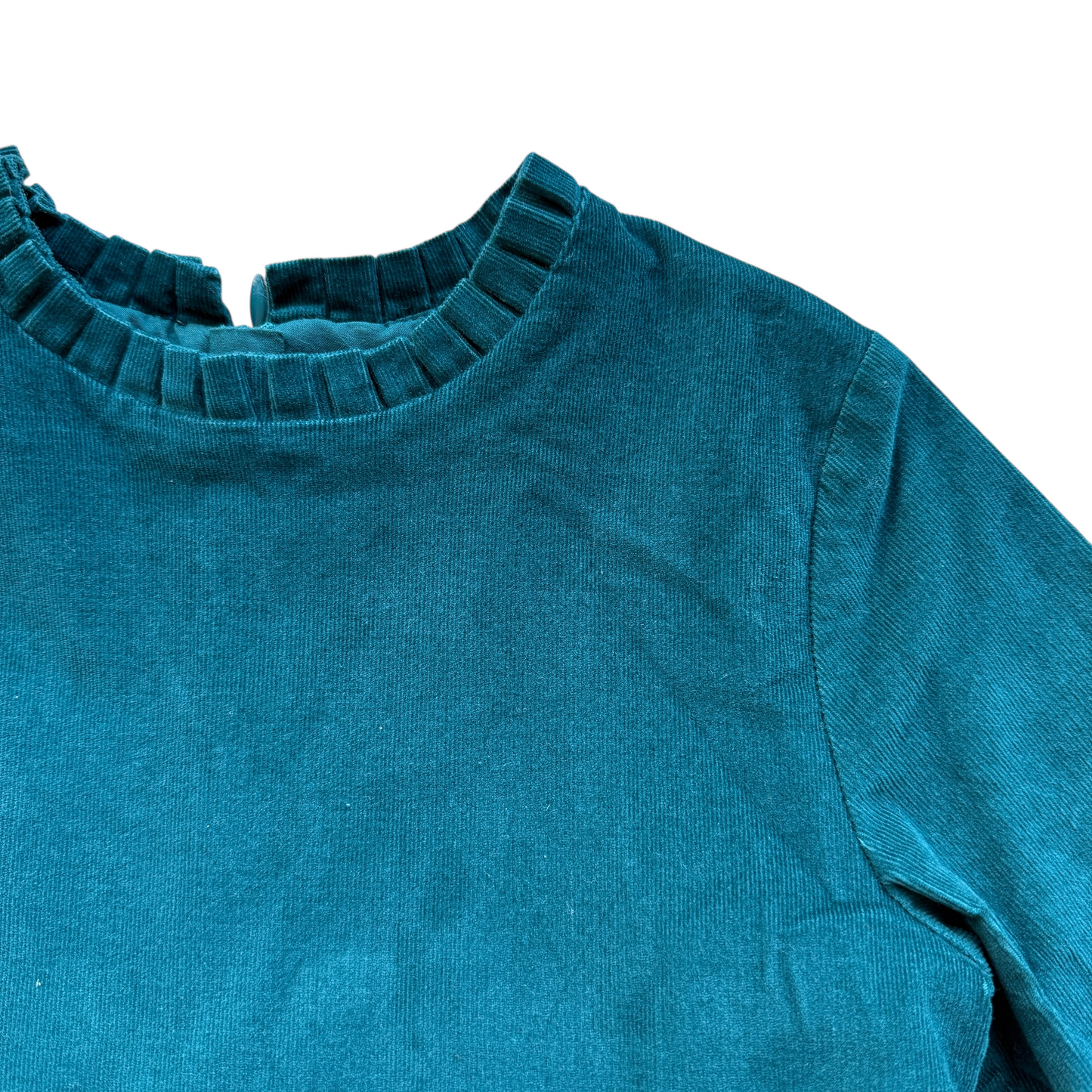 Abito microvelluto petrolio Jacadi - 5 anni