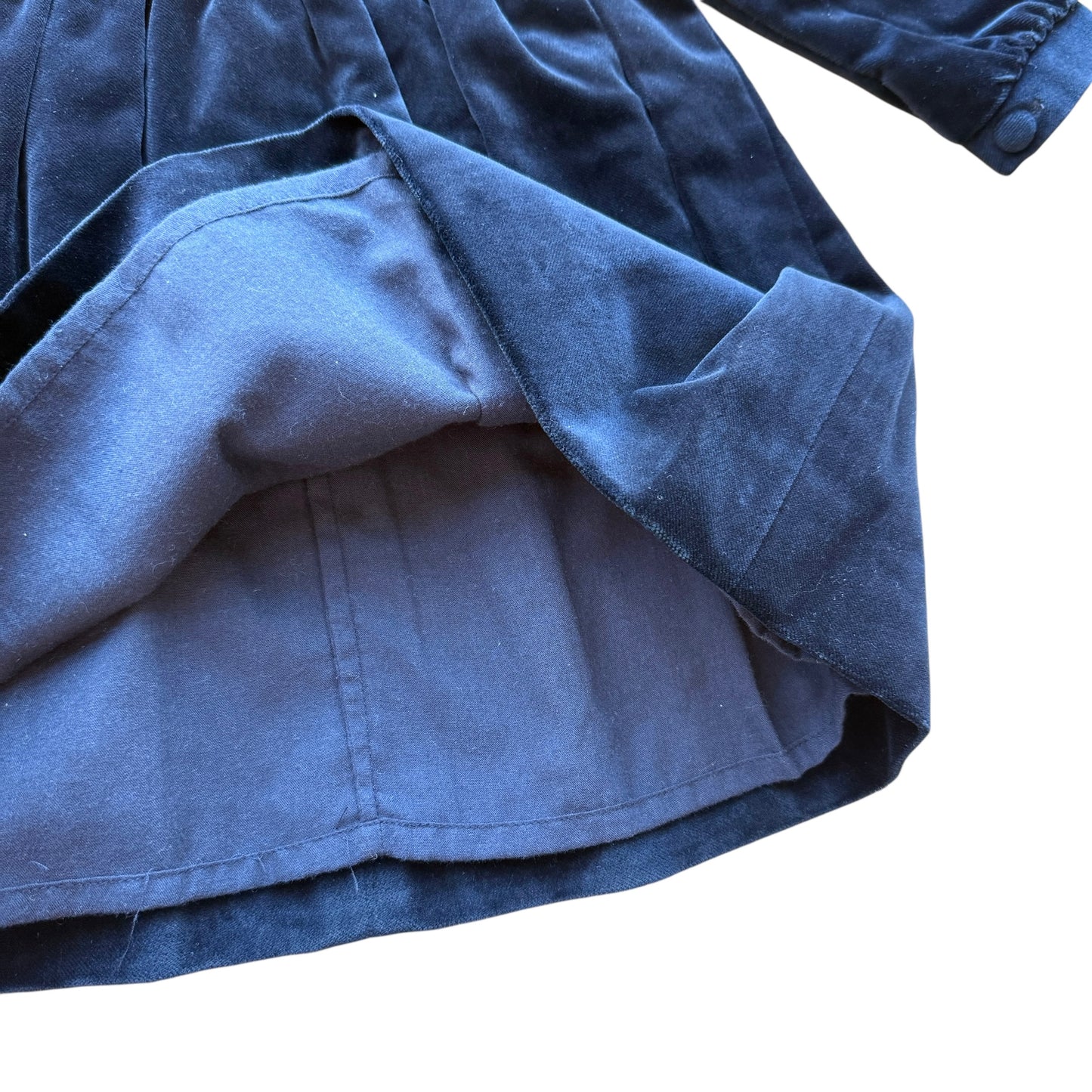 Abito velluto blu notte Aletta - 9/12 mesi