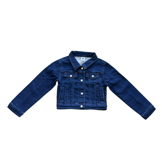 Giacca crop effetto jeans elasticizzata Petit Bateau - 5 anni