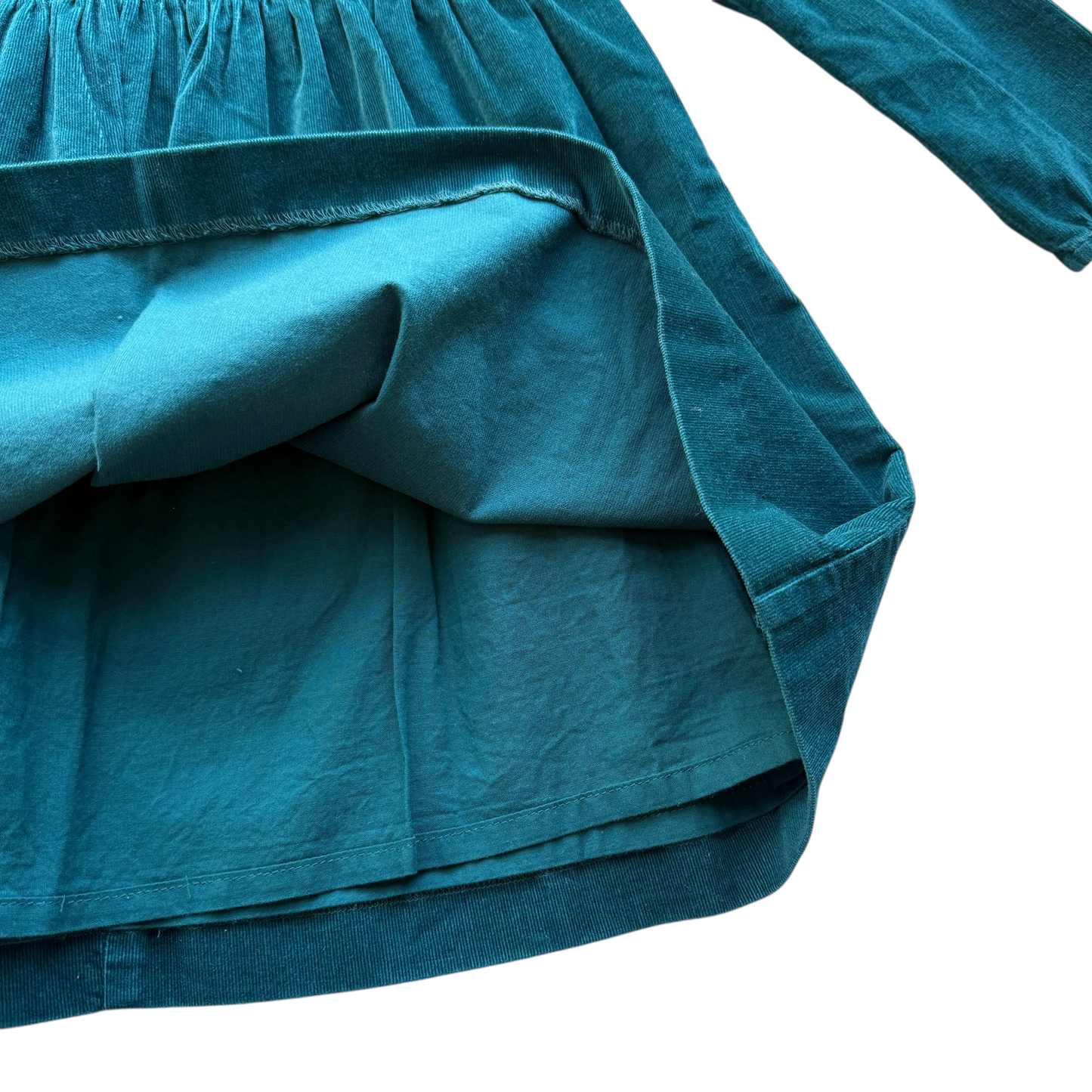 Abito microvelluto petrolio Jacadi - 5 anni