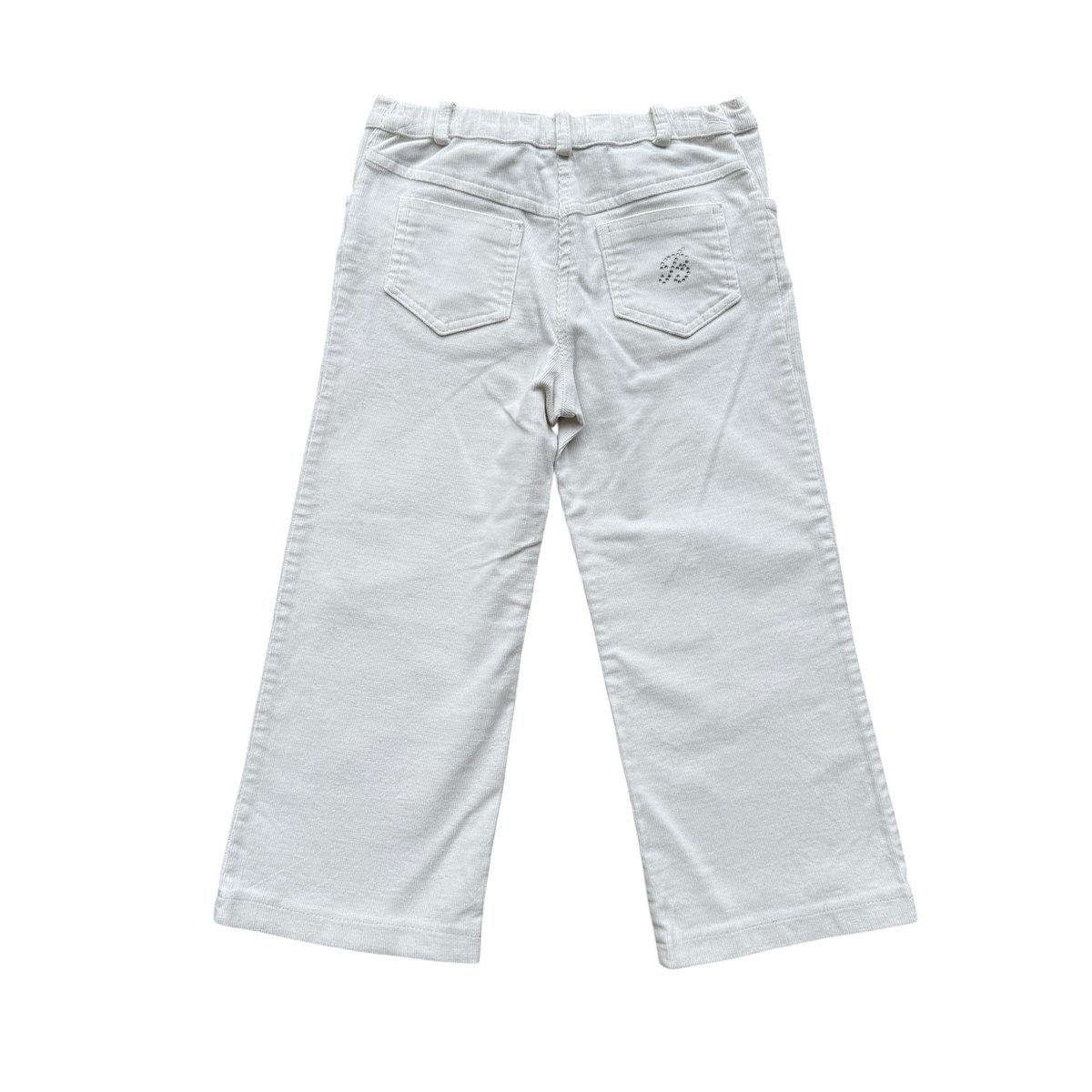 Pantaloni bianchi microvelluto Blumarine - 3/4 anni