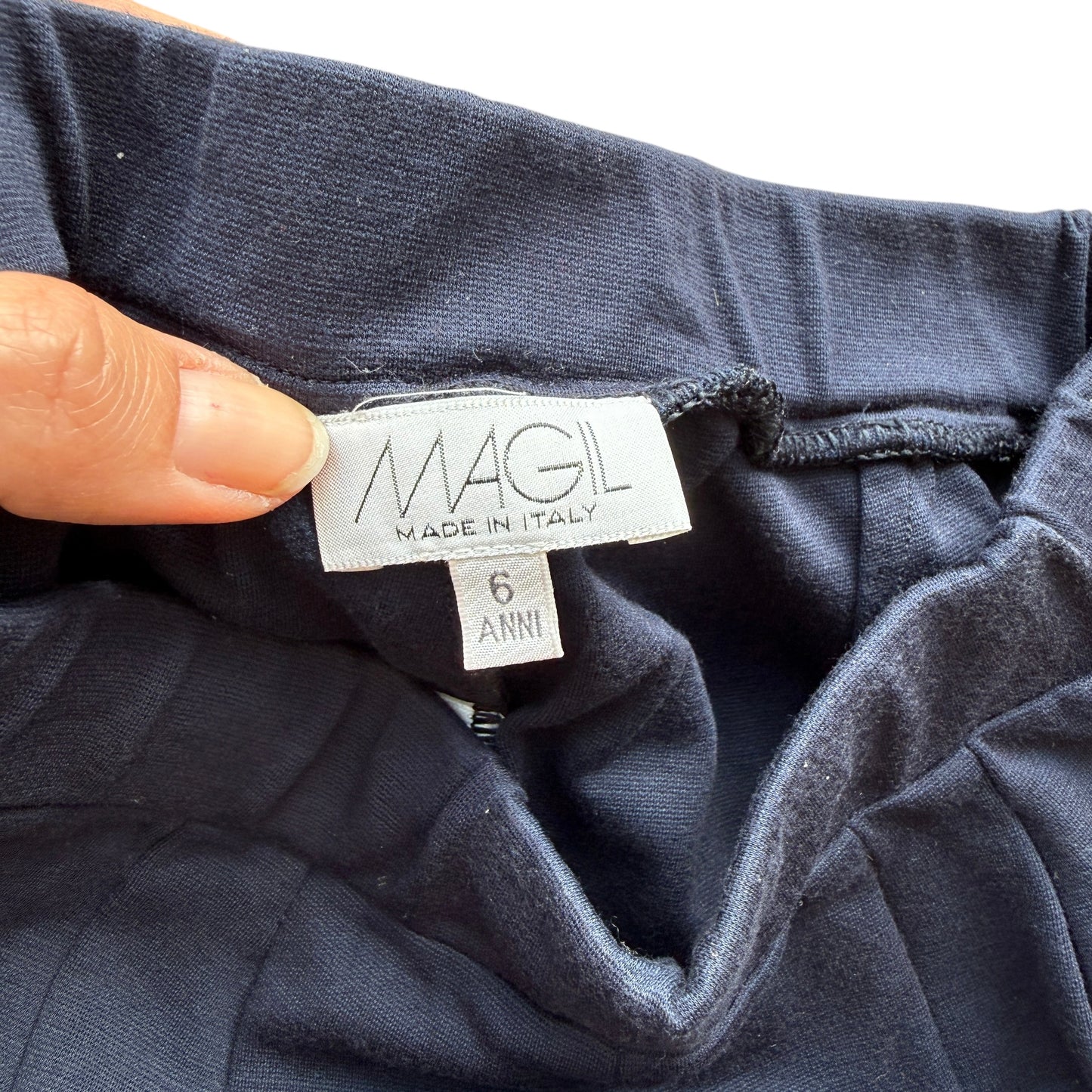 Pantaloni palazzo blu navy Magil - 6 anni