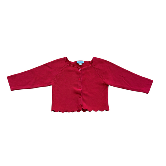 Cardigan rosso cotone Jacadi - 18 mesi