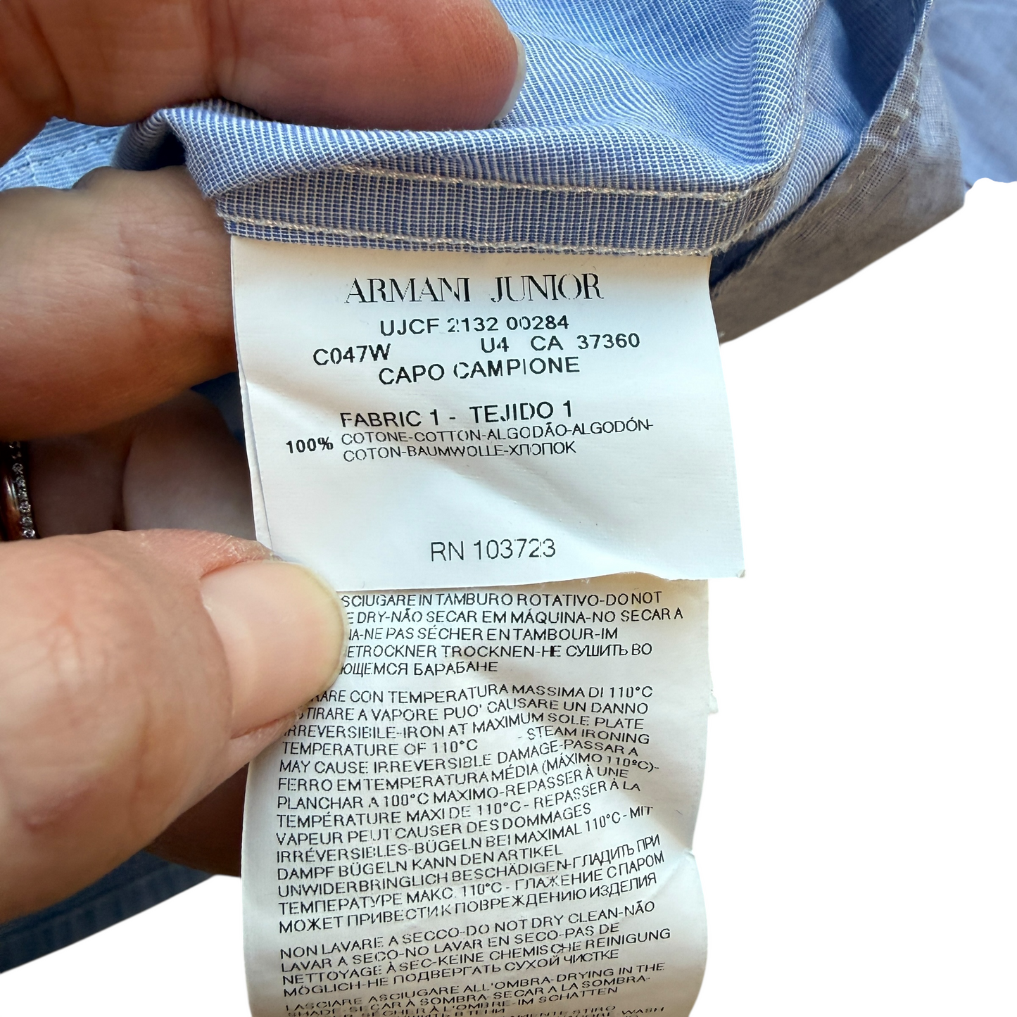 Camicia Armani Junior - 8 anni