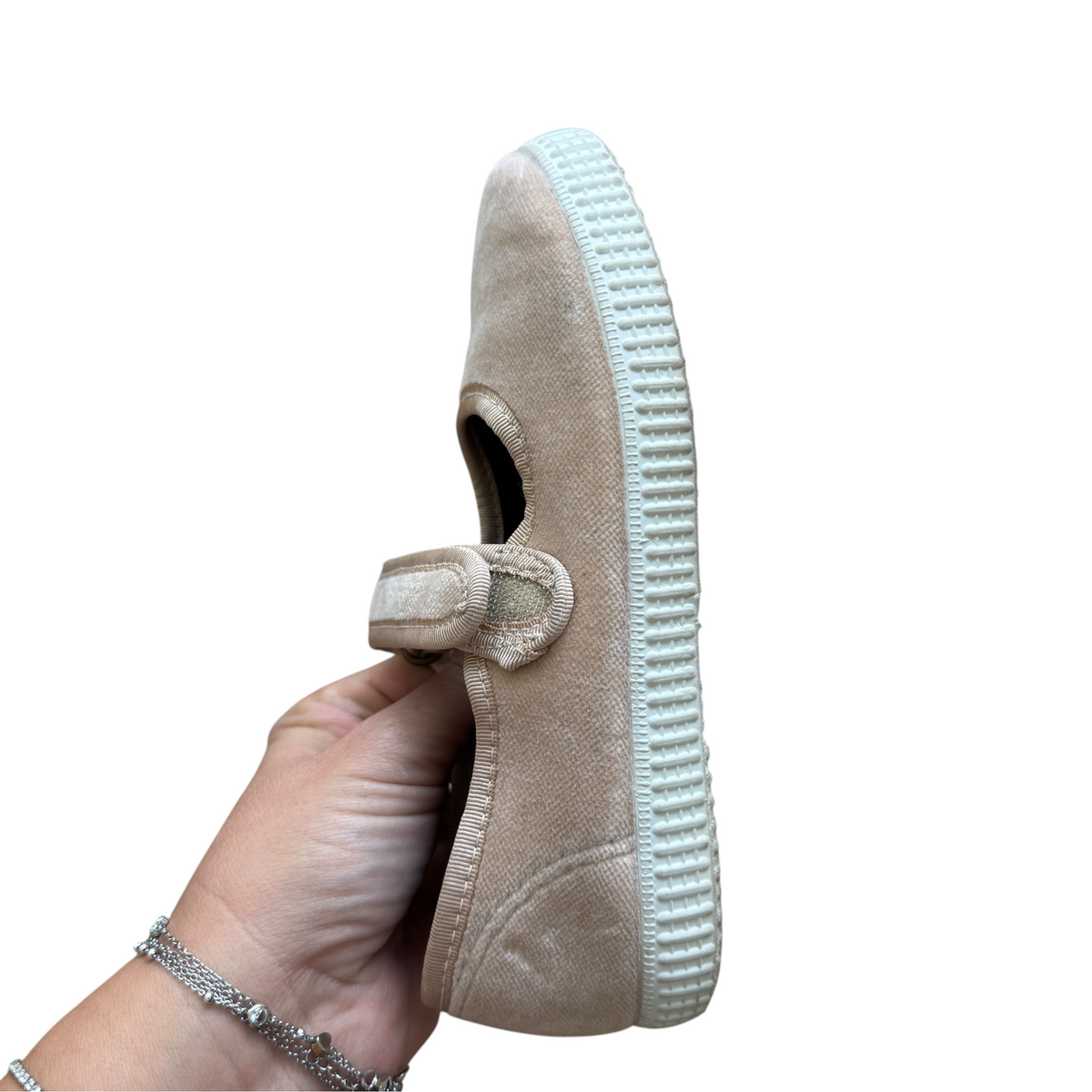 Ballerine mod. Mary Jane in velluto Hampton Canvas - numero 32