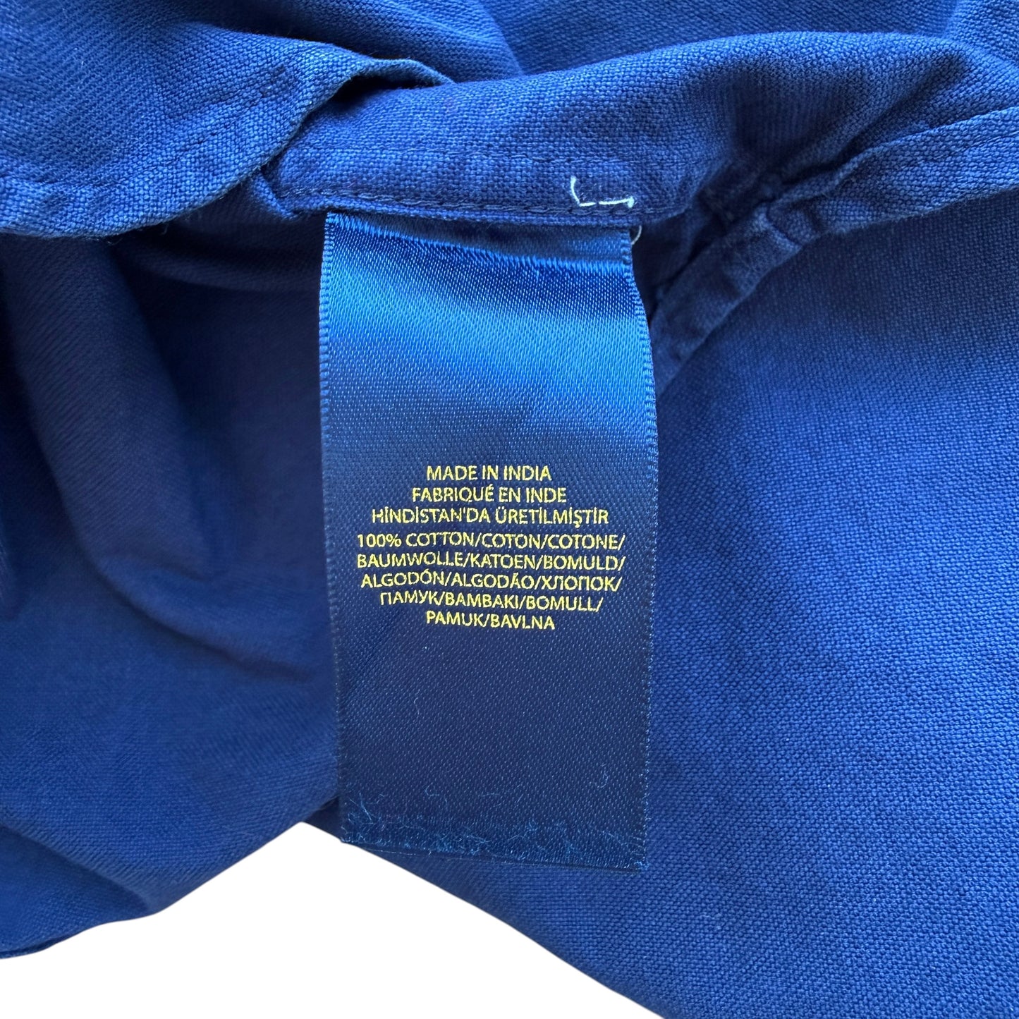 Camicia blu Ralph Lauren - 7 anni