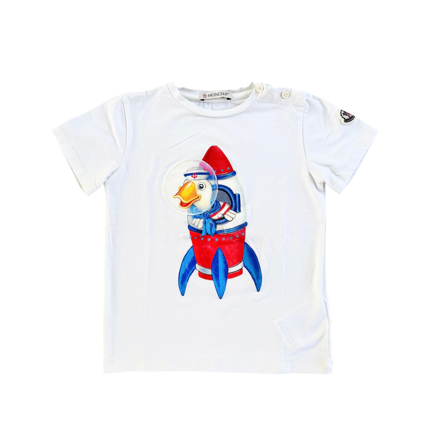 T-shirt stampa Razzo e Oca Moncler - 3 anni